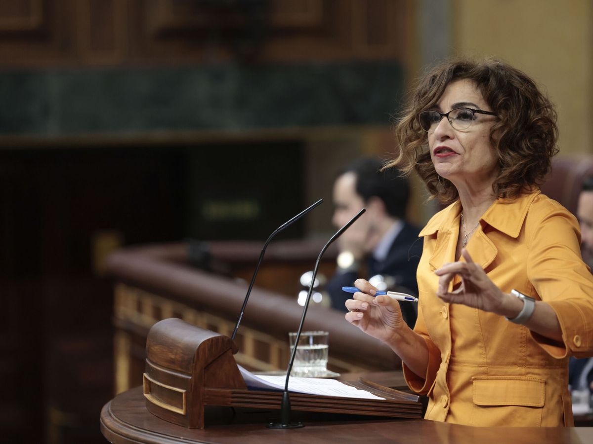 Foto: La vicepresidenta primera y ministra de Hacienda, María Jesús Montero. (EFE/Zipi)