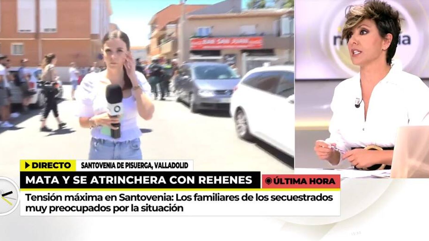 Sonsoles Ónega y Marina Vidal en 'Ya es mediodía'. (Mediaset)