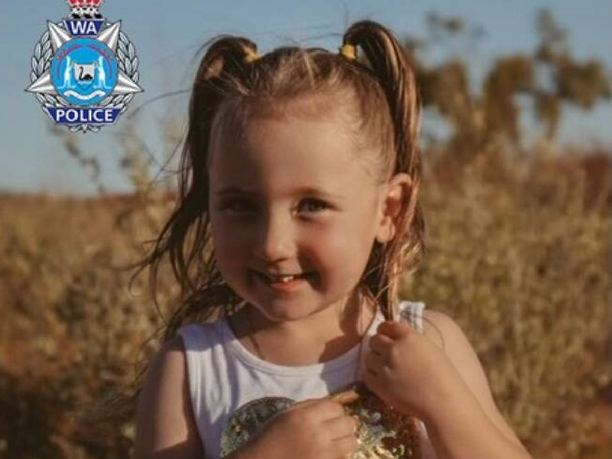 Foto: Cleo Smith, la niña de cuatro años desaparecida en Australia (Policía de Western Australia)