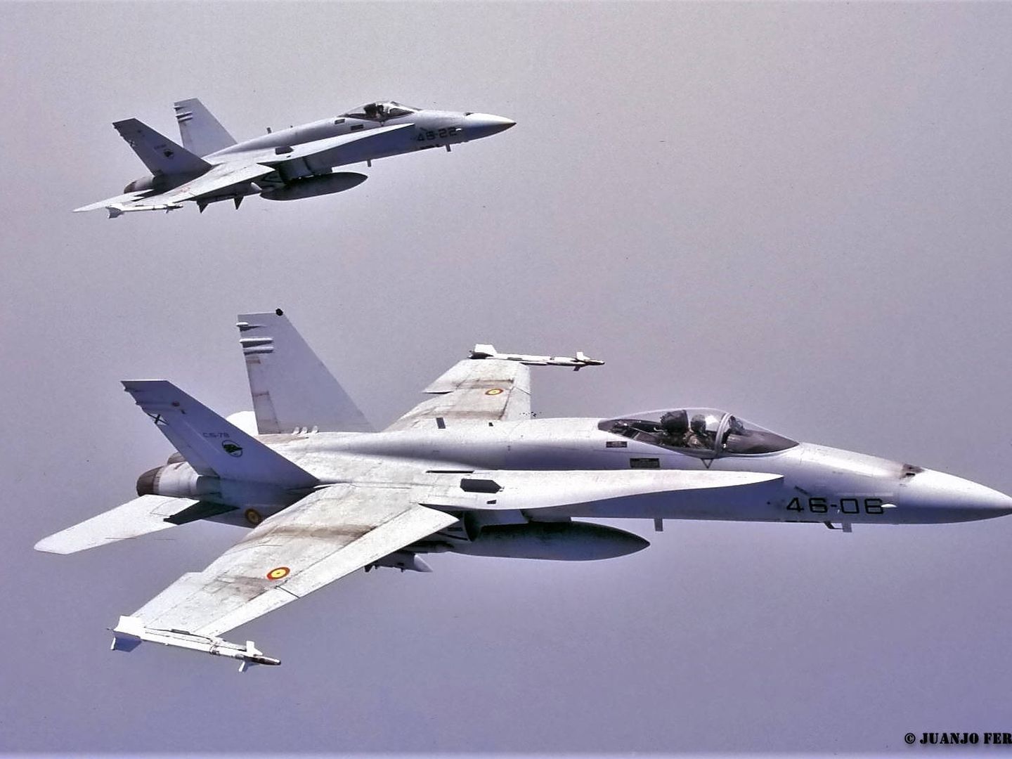 Los F-18 del 462 Escuadrón Gando necesitan urgente reemplazo. (Juanjo Fernández)
