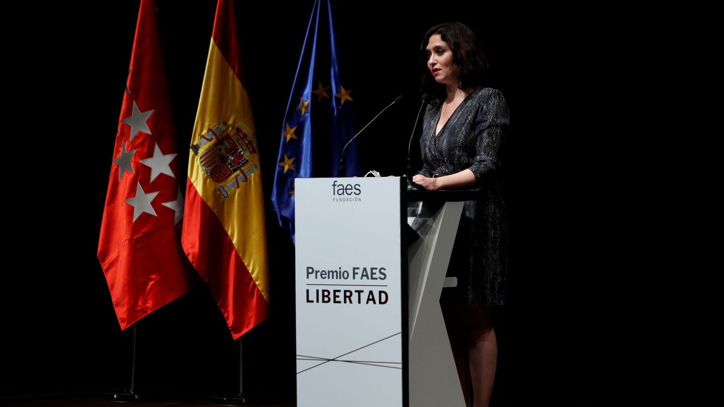 La presidenta en funciones de la Comunidad de Madrid, Isabel Díaz Ayuso. (EFE)