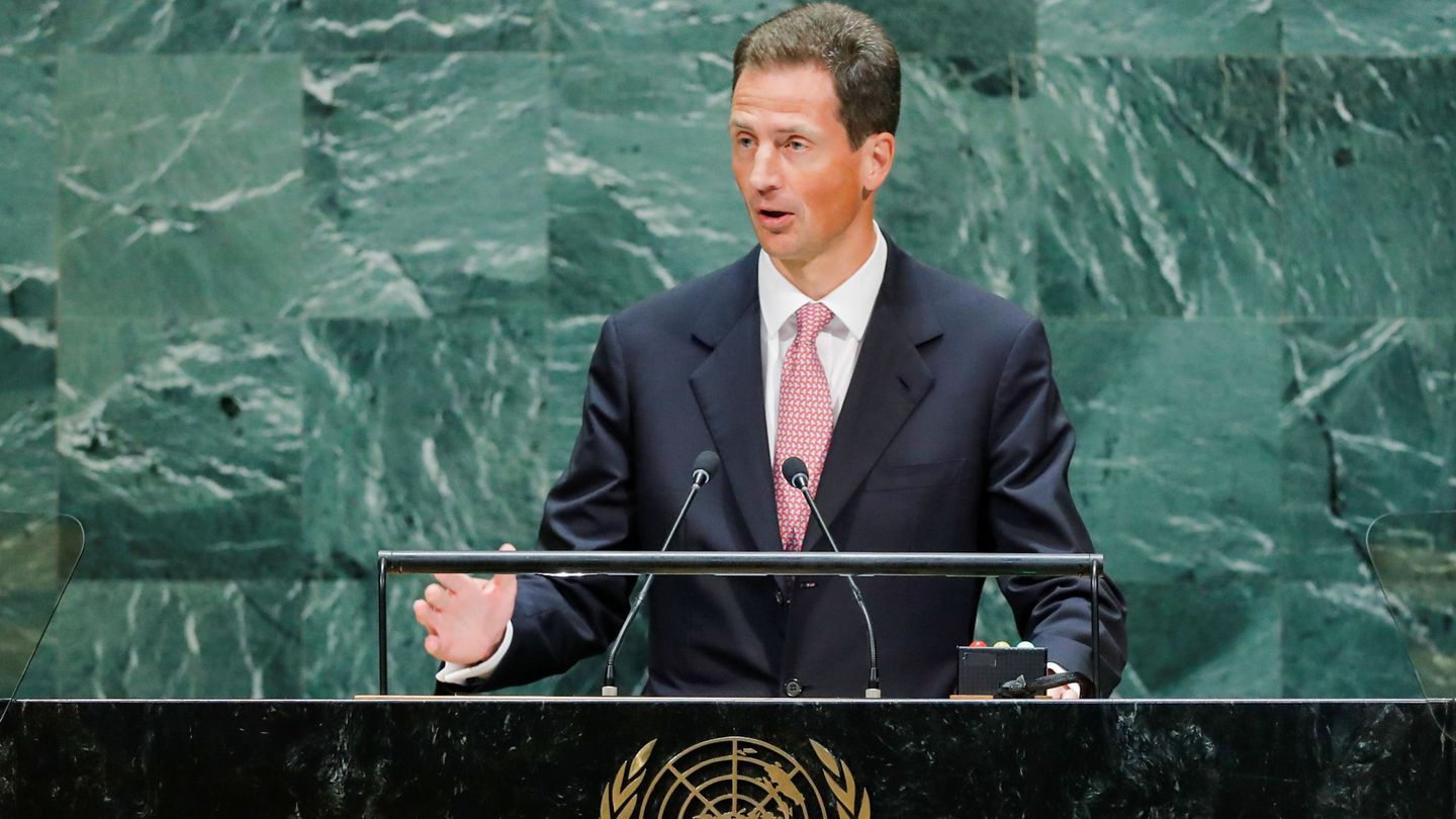 Alois de Liechtenstein, en la ONU. (Reuters)