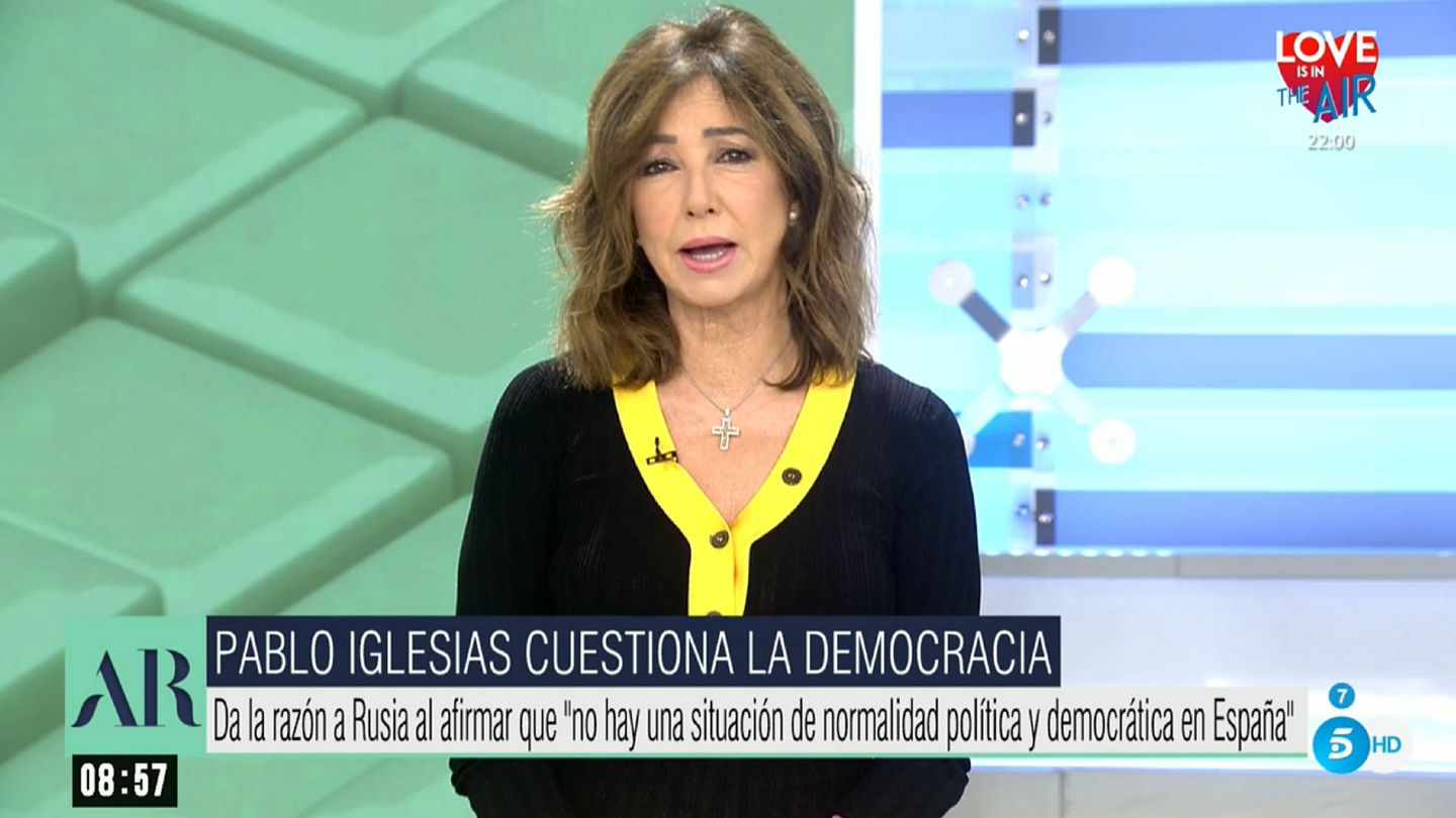 Ana Rosa Quintana. (Mediaset)
