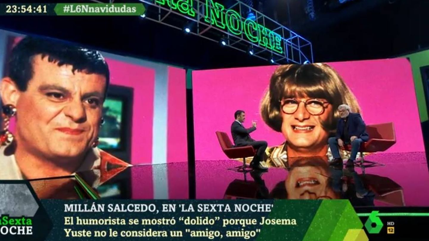 Millán Salcedo, en 'La Sexta noche'. (Atresmedia).