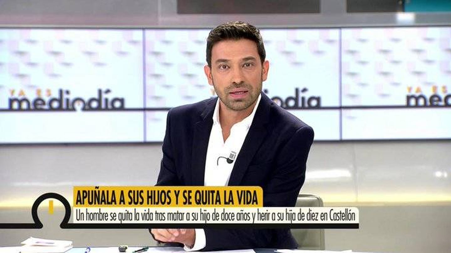 Marc Calderó, en 'Ya es mediodía'. (Telecinco)