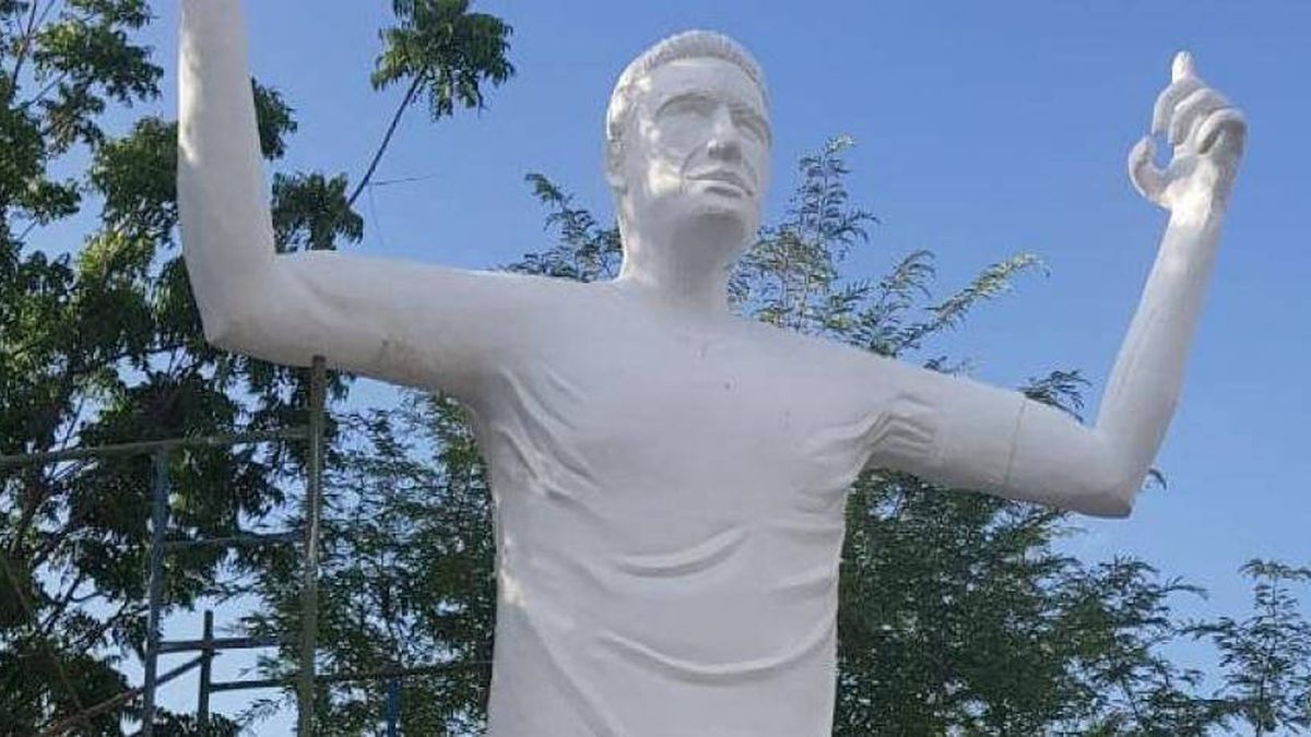 La estatua a Falcao desata la polémica: ¿es peor que el busto de CR7?
