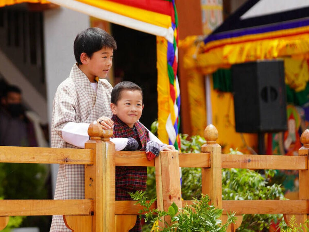 Foto: Los principitos de Bután. (Casa Real de Bután)  