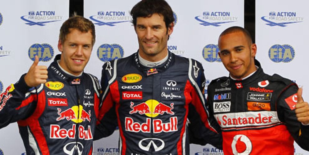 Foto: Lewis Hamilton, invitado sorpresa en el duelo Red Bull-Alonso