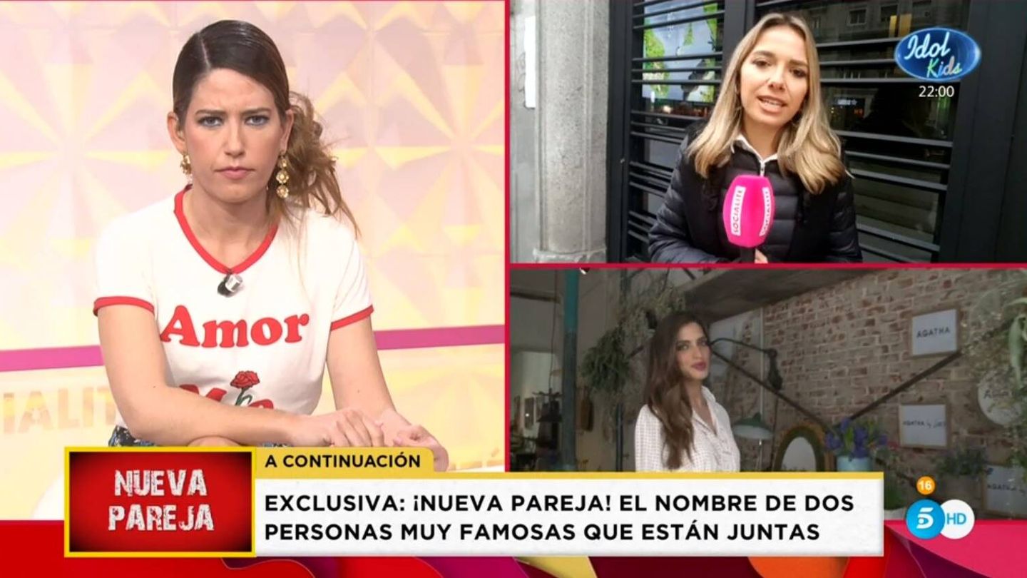 Nuria Marín en 'Socialité'. (Mediaset España)