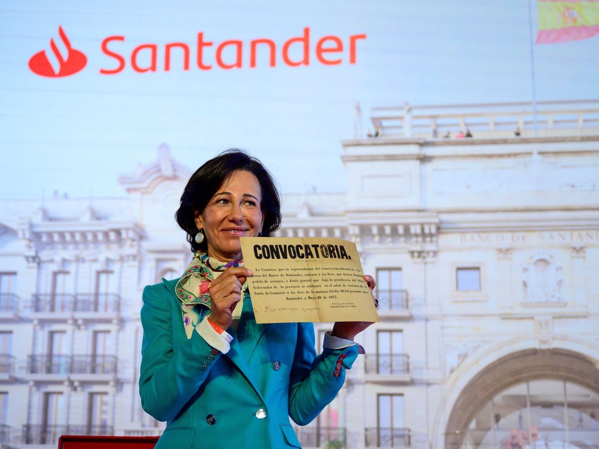 Foto: Ana Botín, presidenta de Santander. (EFE)