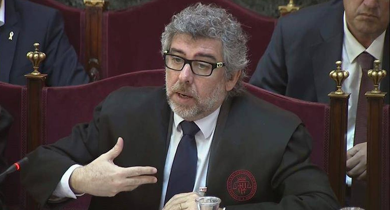 El abogado Jordi Pina, defensa de Josep Rull, Jordi Turull y Jordi Sánchez.