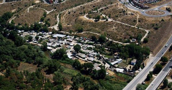 Foto: Asentamiento irregular de Las Sabinas, entre Móstoles y Arroyomolinos. (Ayuntamiento de Móstoles)