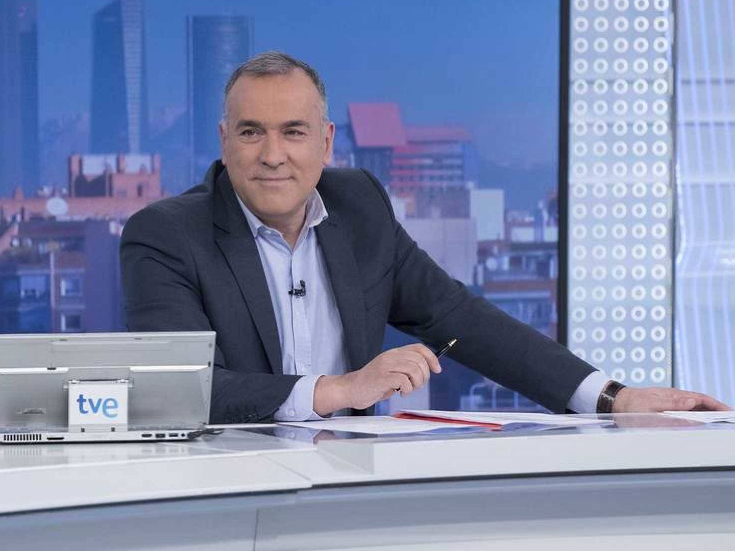El periodista Xabier Fortes. (TVE)